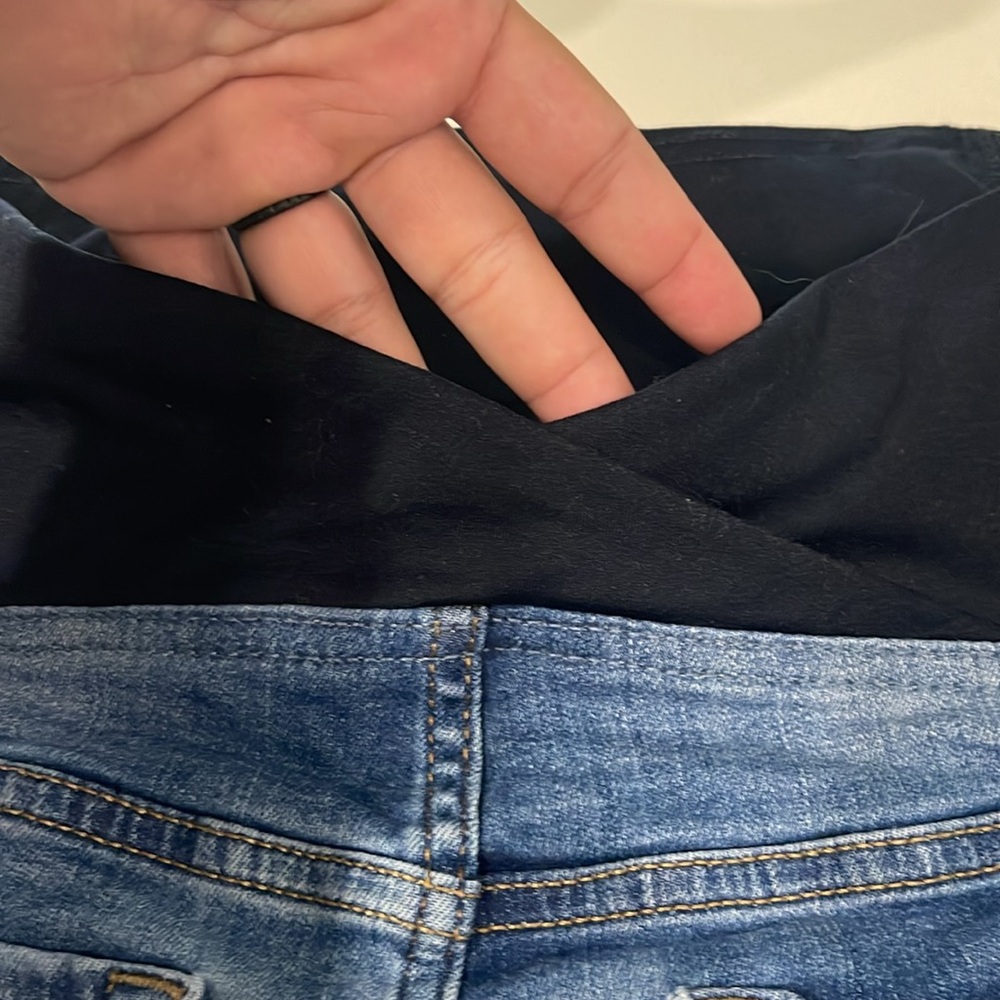Maternity Denim Shorts - Picture 3 of 5